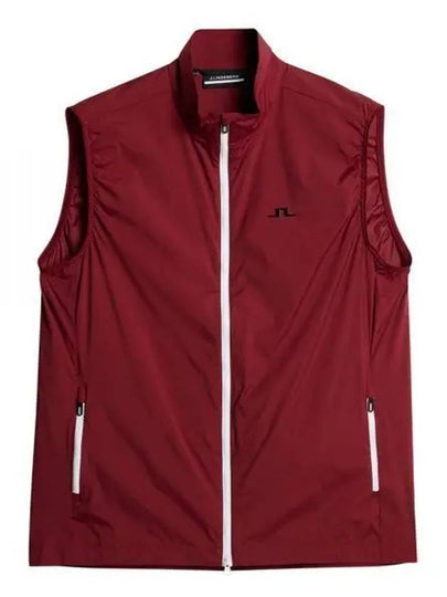 Men's Ash Light Packable Vest Red - J.LINDEBERG - BALAAN 2