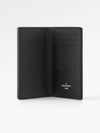 Pocket Organizer Monogram Card Wallet Black - LOUIS VUITTON - BALAAN 4