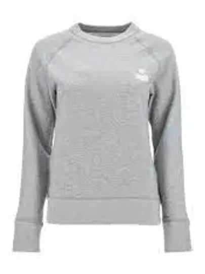 Mila Logo Cotton Sweatshirt Grey White - ISABEL MARANT - BALAAN 2