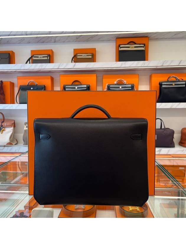 Kelly Depeche 36 Briefcase Black Silver Ever - HERMES - BALAAN 4