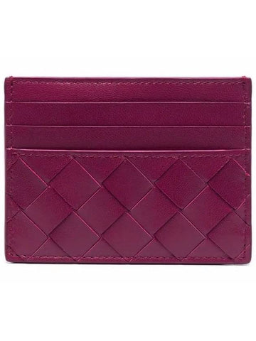 Intraciano Card Wallet Purple - BOTTEGA VENETA - BALAAN.