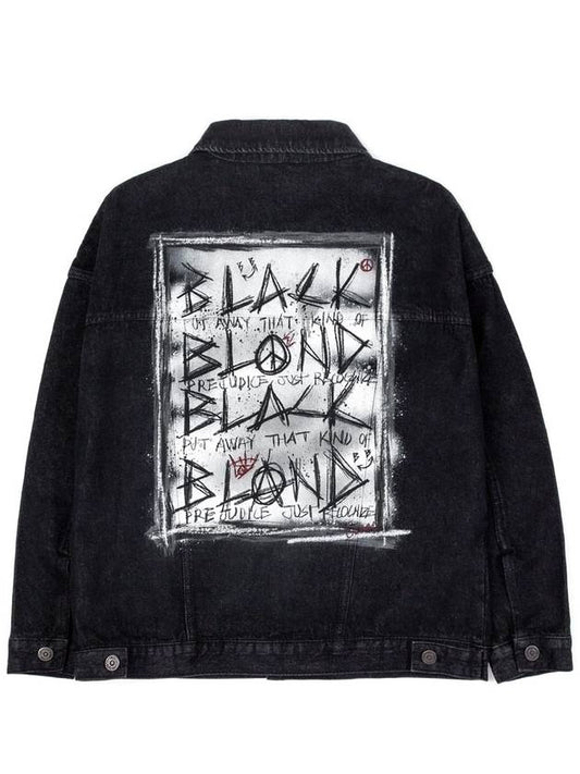 NINE Non-Surder Denim Jacket Denim Jacket - BLACKBLOND - BALAAN 1