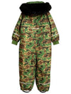 Kids Fur Hooded Camo Jumpsuit 19710127 75 - MINI RODINI - BALAAN 3