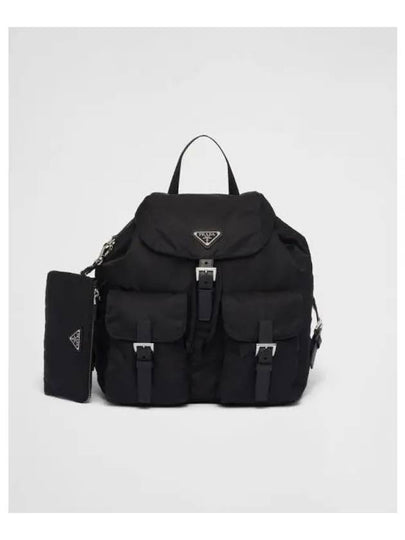 Re-Nylon Medium Backpack Black - PRADA - BALAAN 2