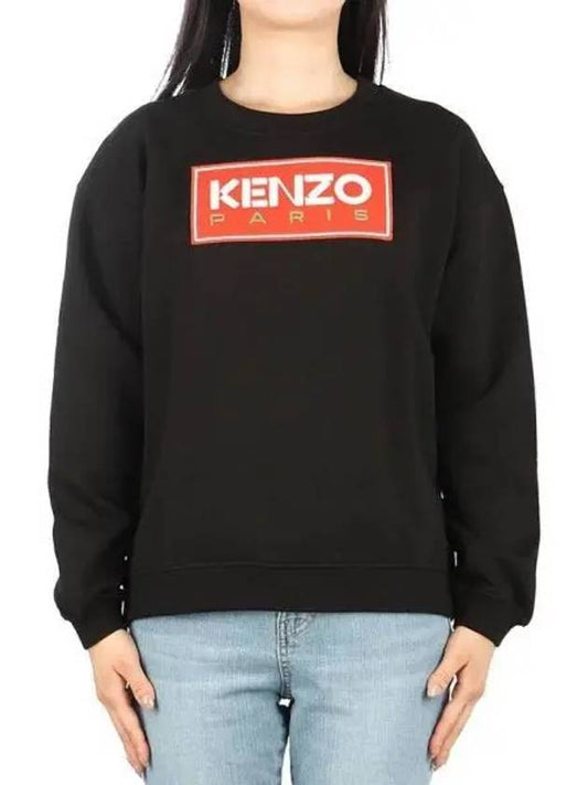 Women s Logo Sweatshirt 2SW038 4MF 99J 270879 - KENZO - BALAAN 1