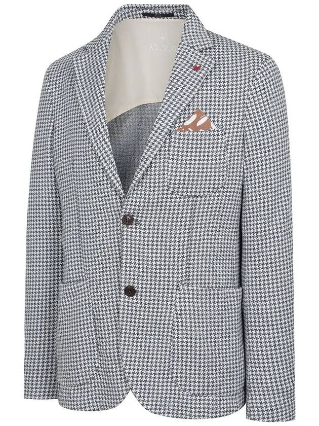 Men's Houndstooth Check Jacket MMJAL5T10 709 - AT.P.CO - BALAAN 2