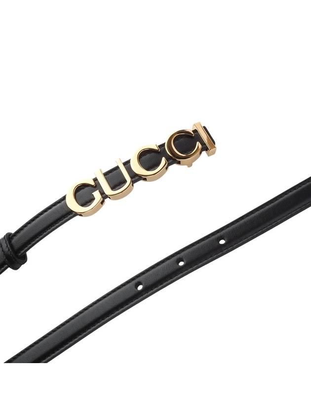 751602 Gold initial thin women s belt 80 32 33578Y - GUCCI - BALAAN 4