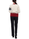 Women's 4 Bar Mohair Tweed Pullover Knit Top Ivory - THOM BROWNE - BALAAN 6