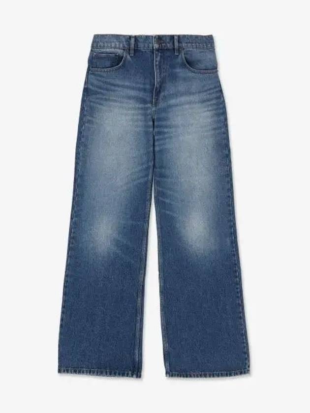 Boyfriend Fit Jeans Indigo - AMI - BALAAN 2