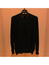 Men's Cash Light Crew Neck Knit Top Black - LORO PIANA - BALAAN 2