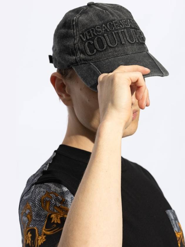 Versace Jeans Couture Denim Cap, Men's, Grey - VERSACE - BALAAN 2