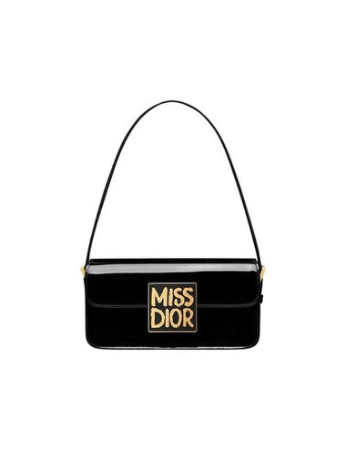 Miss Flap Bag Black Patent Calfskin M2610UWIS M900 - DIOR - BALAAN 1