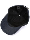 VPC Velvet Logo Denim Ball Cap Blue - A.P.C. - BALAAN 6