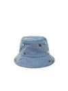 Feng Chen Wang Logo Piercing Denim Bucket Hat FUS15AC27 BLUE - FENG CHEN WANG - BALAAN 3