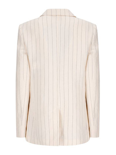 SINGLE-BREASTED PINSTRIPED BLAZER - MAX MARA - BALAAN 2