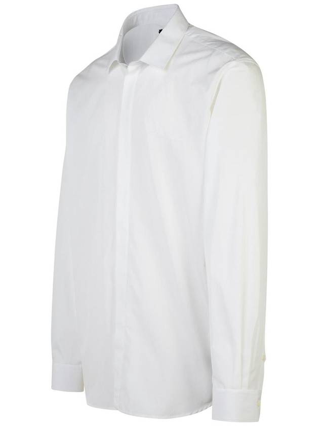 Balmain White Cotton Shirt - BALMAIN - BALAAN 2