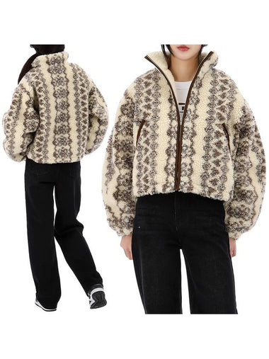 MACKENSY Fleece Jacket MA0092FB B3C03E ECBW - ISABEL MARANT - BALAAN 1