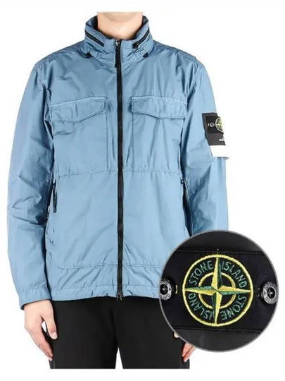 Waffen Naslan Light Watro Zip-up Jacket Blue - STONE ISLAND - BALAAN 2