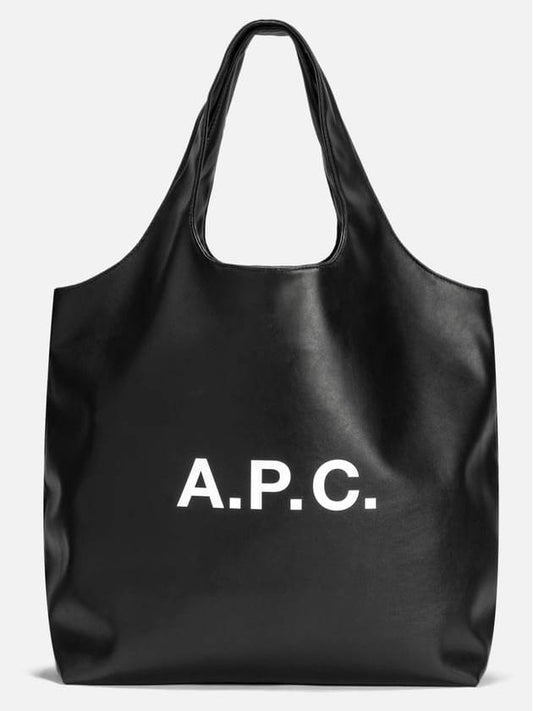 Ninon Logo Print Tote Bag Black - A.P.C. - BALAAN 2