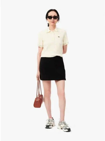 Women s wool miniskirt JF6294 54N 031 Domestic product GQ2N24092438019 - LACOSTE - BALAAN 1