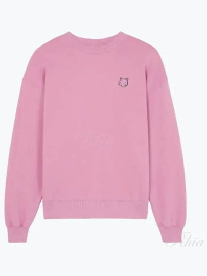 Bold Fox Head Patch Comfort Sweatshirt Pink - MAISON KITSUNE - BALAAN 2