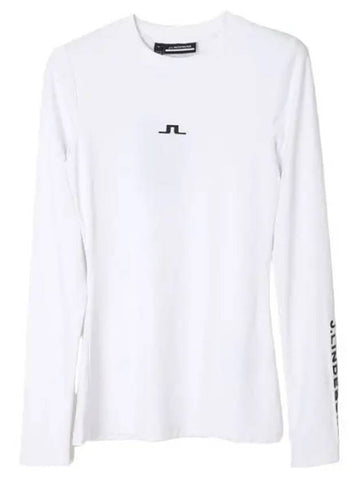 Women s Tecla Crew Neck Top Golf Long Sleeve T Shirt - J.LINDEBERG - BALAAN 1