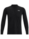 Men's Streaker Half Zip Long Sleeve T-Shirt Black - UNDER ARMOUR - BALAAN 2