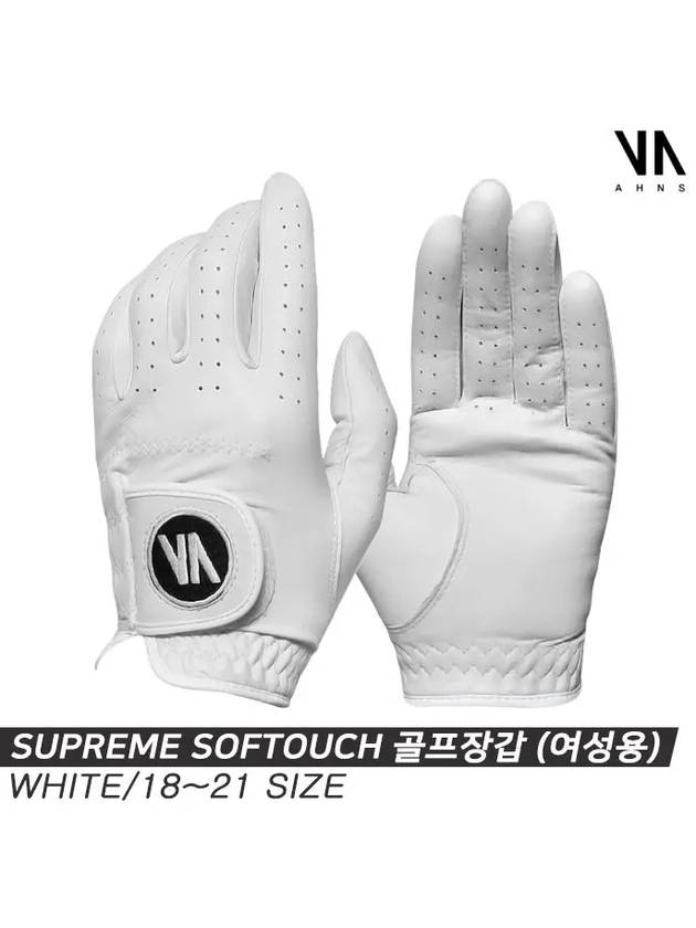 Ans Supreme Soft Touch SUPREME SOFTOUCH Golf Gloves White Left Hand Wear - DUNLOP - BALAAN 2