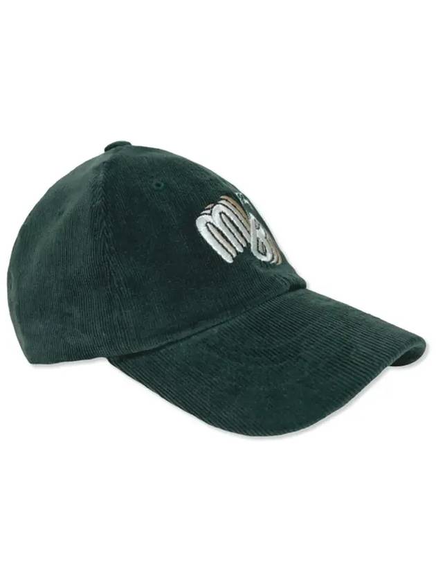 MB Corduroy Ball Cap Golf Ball Cap DGREEN - MONBIRDIE GOLF - BALAAN 4