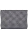 Intrecciato Document Clutch Bag Grey - BOTTEGA VENETA - BALAAN 2