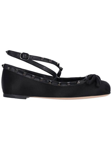 Valentino Garavani Flat shoes Black - VALENTINO - BALAAN 1