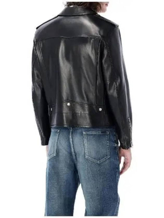 Classic motorcycle lambskin jacket 24P484284Y5YA21000 - SAINT LAURENT - BALAAN 2