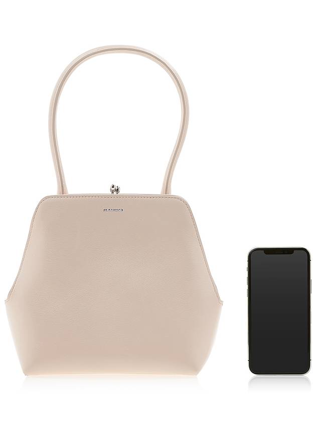 Gogi Frame Square Calf Leather Tote Bag Pink - JIL SANDER - BALAAN 7