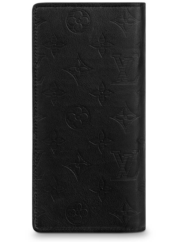 Brazza Wallet Monogram Shadow Black - LOUIS VUITTON - BALAAN 4