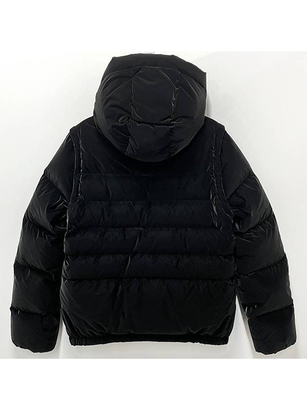 Women ALLYMES 2in1 Logo Patch Down Padded Jacket Black 1A00020 5970C 999 - MONCLER - BALAAN 3