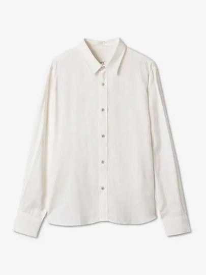 Men's Western Long Sleeve Shirt Ivory - AMI - BALAAN 2