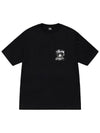 Fresh Foils Short Sleeve T Shirt Black - STUSSY - BALAAN 1