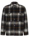 Kervont Check Shirt Jacket Anthracite - ISABEL MARANT - BALAAN 2