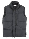 Wappen Patch High Neck Padding Vest Lead Grey - STONE ISLAND - BALAAN 2