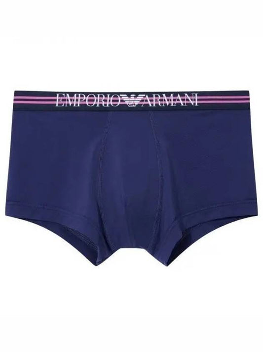 UNDERWEAR Men s Striped Band Mesh Drawn Navy 271959 - EMPORIO ARMANI - BALAAN 1