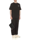 Logo Patch Track Pants Black - KENZO - BALAAN 3