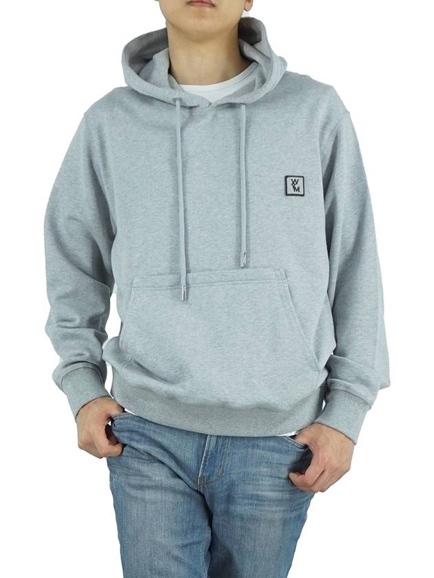 Back logo cotton hood gray - WOOYOUNGMI - BALAAN 8