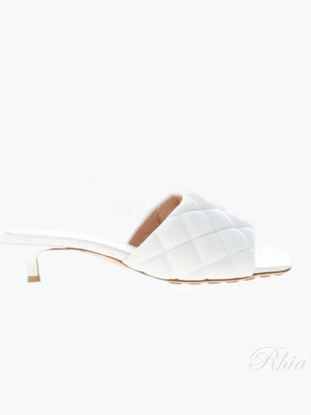 Padded Leather Mule White - BOTTEGA VENETA - BALAAN 2