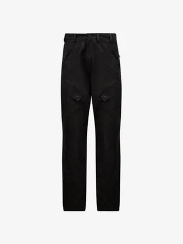 logo patch straight pants 2A00008 5957F 999 - MONCLER - BALAAN 1