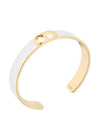 30 Montaine Slim Bangle Bracelet Gold White - DIOR - BALAAN 2