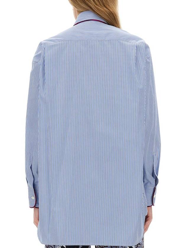 Etro Striped Cotton Shirt - ETRO - BALAAN 3