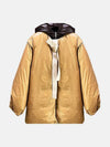 Women's Belted Shell Hood Down Padding Yellow - JIL SANDER - BALAAN 1