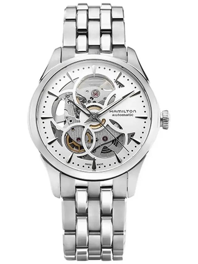 H32405111 Jazzmaster Viewmatic Skeleton Automatic Women's Metal Watch 36mm - HAMILTON - BALAAN 5