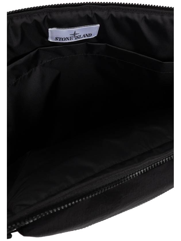 Stone Island Bag With Logo, Men's, Black - STONE ISLAND - BALAAN 3