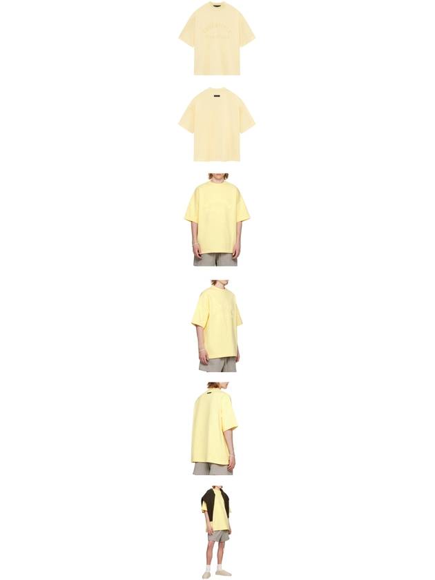 Fear of God Essentials Heavy Jersey T-Shirt Yellow Women - FEAR OF GOD ESSENTIALS - BALAAN 3